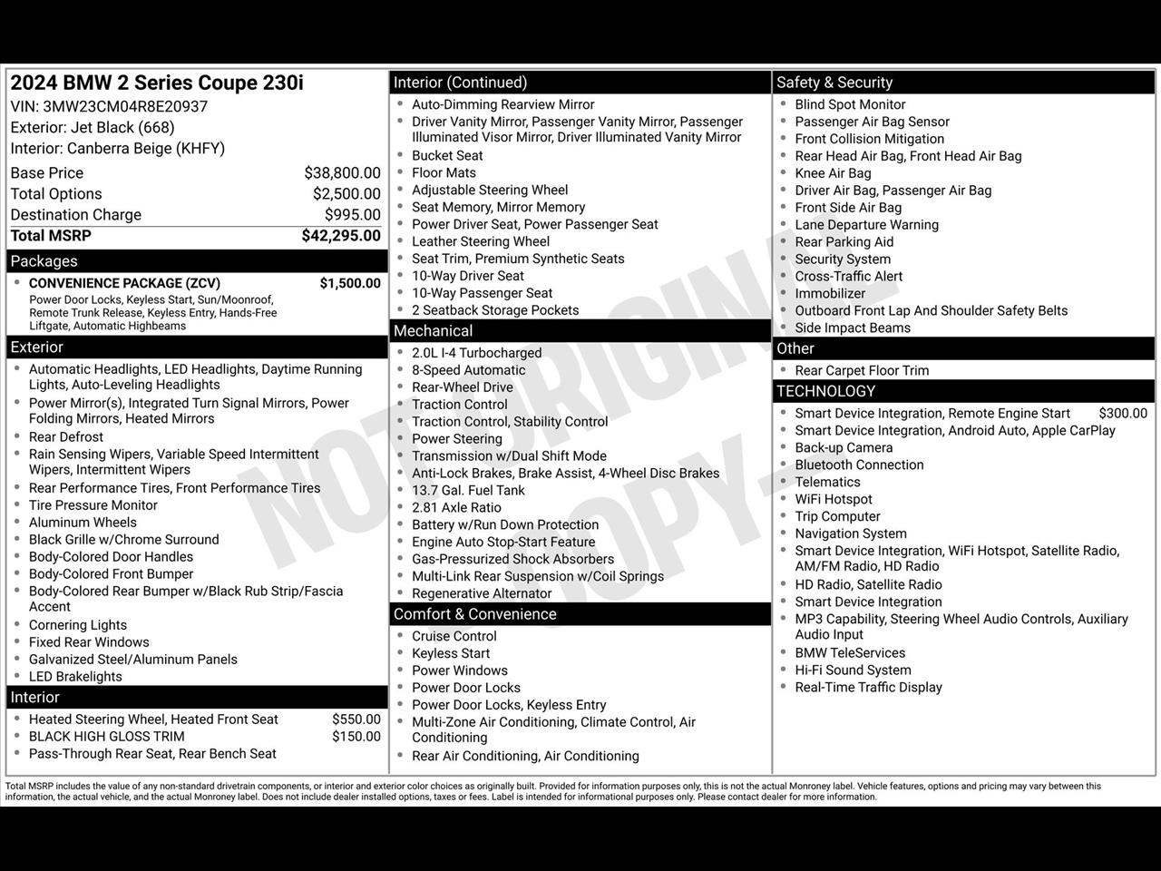 BMW 2-Series 230i Coupe 2024