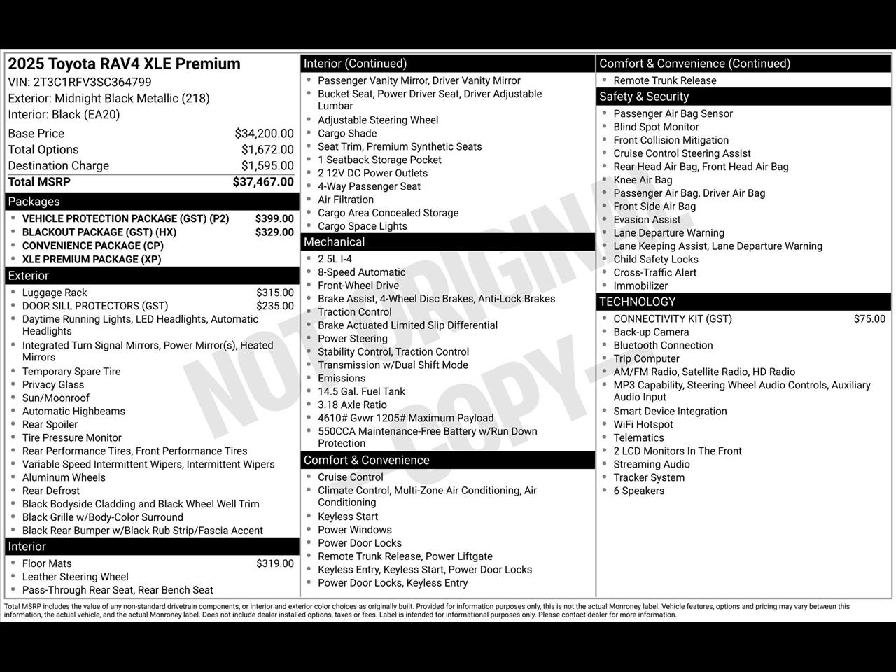 Toyota RAV4 XLE Premium 2025