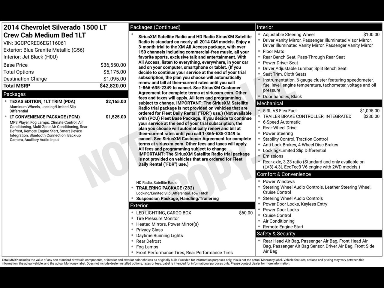 Chevrolet Silverado 1500 1LT Crew Cab 2WD 2014