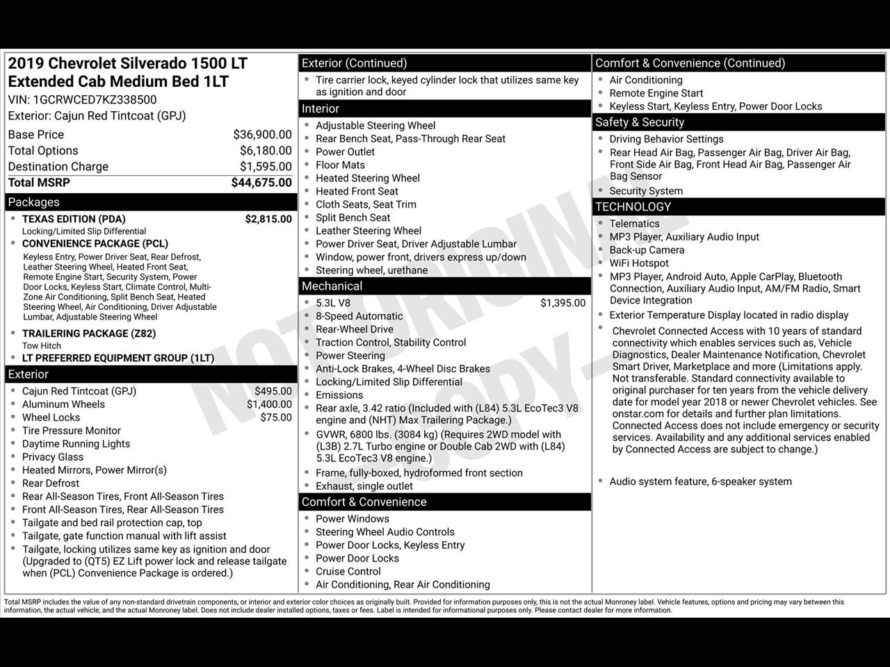 Chevrolet Silverado 1500 LT Double Cab 2WD 2019