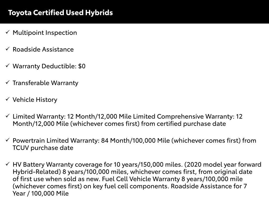 Toyota Camry Hybrid XLE 2025