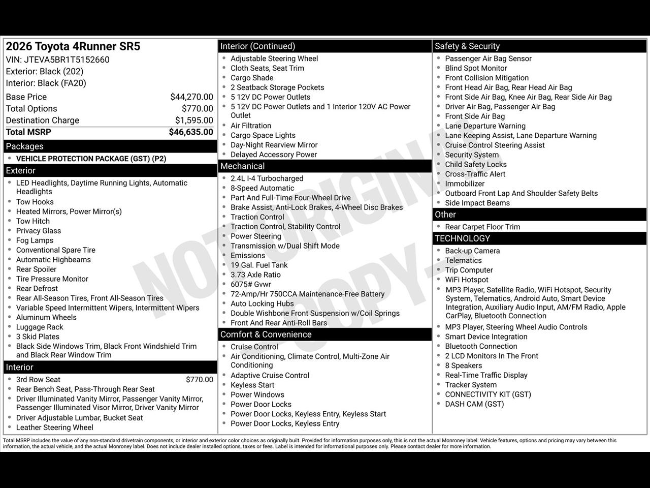 Toyota 4Runner TRD Sport 4WD 2026