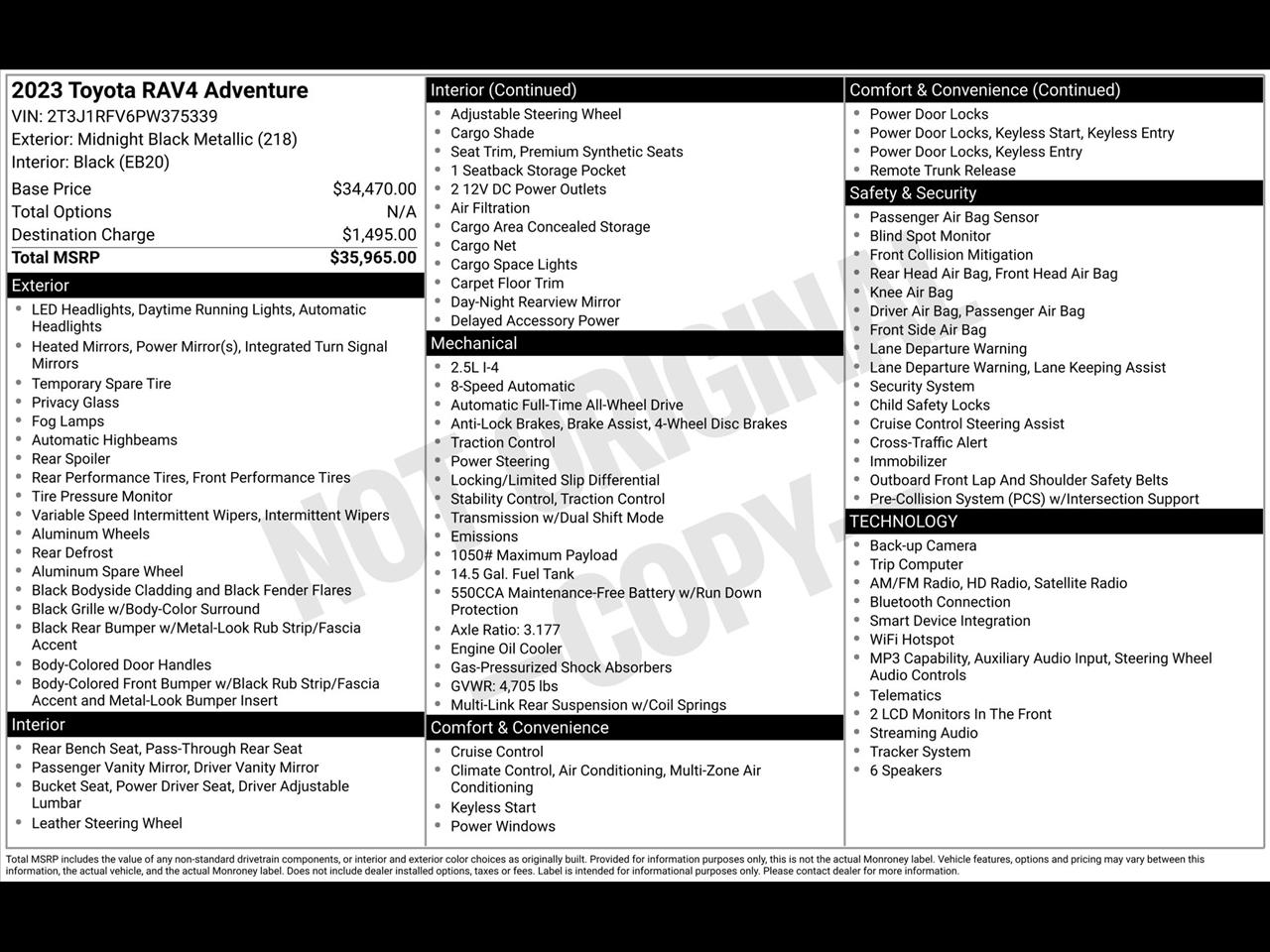 Toyota RAV4 Adventure AWD 2023