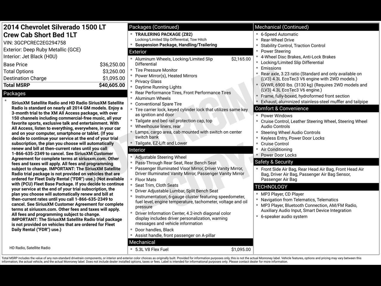 Chevrolet Silverado 1500 1LT Crew Cab 2WD 2014