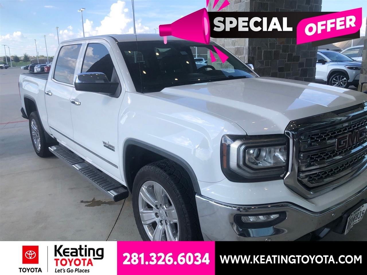2018 GMC Sierra 1500 SLT Crew Cab Short Box 2WD