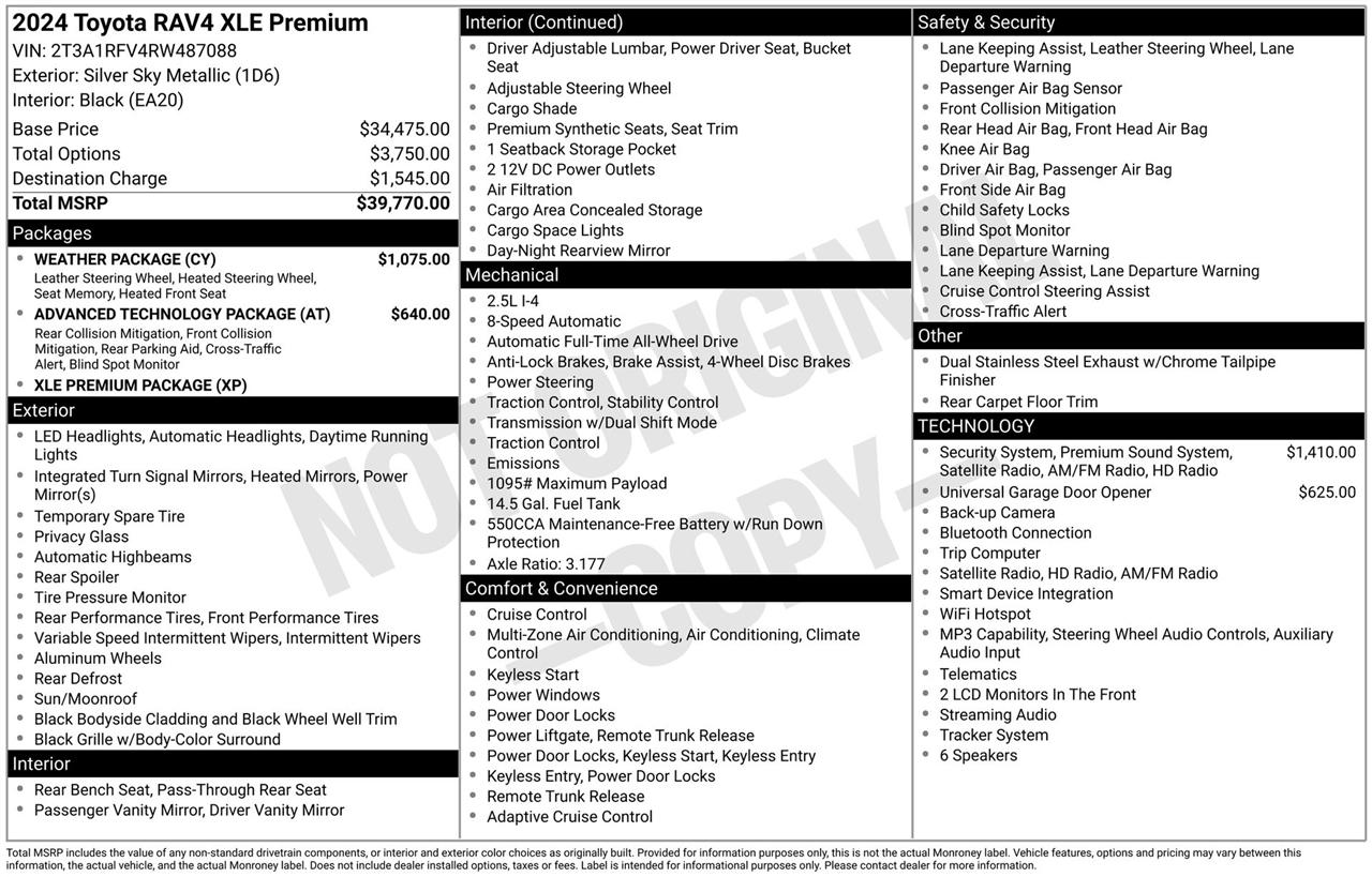 Toyota RAV4 XLE Premium AWD 2024
