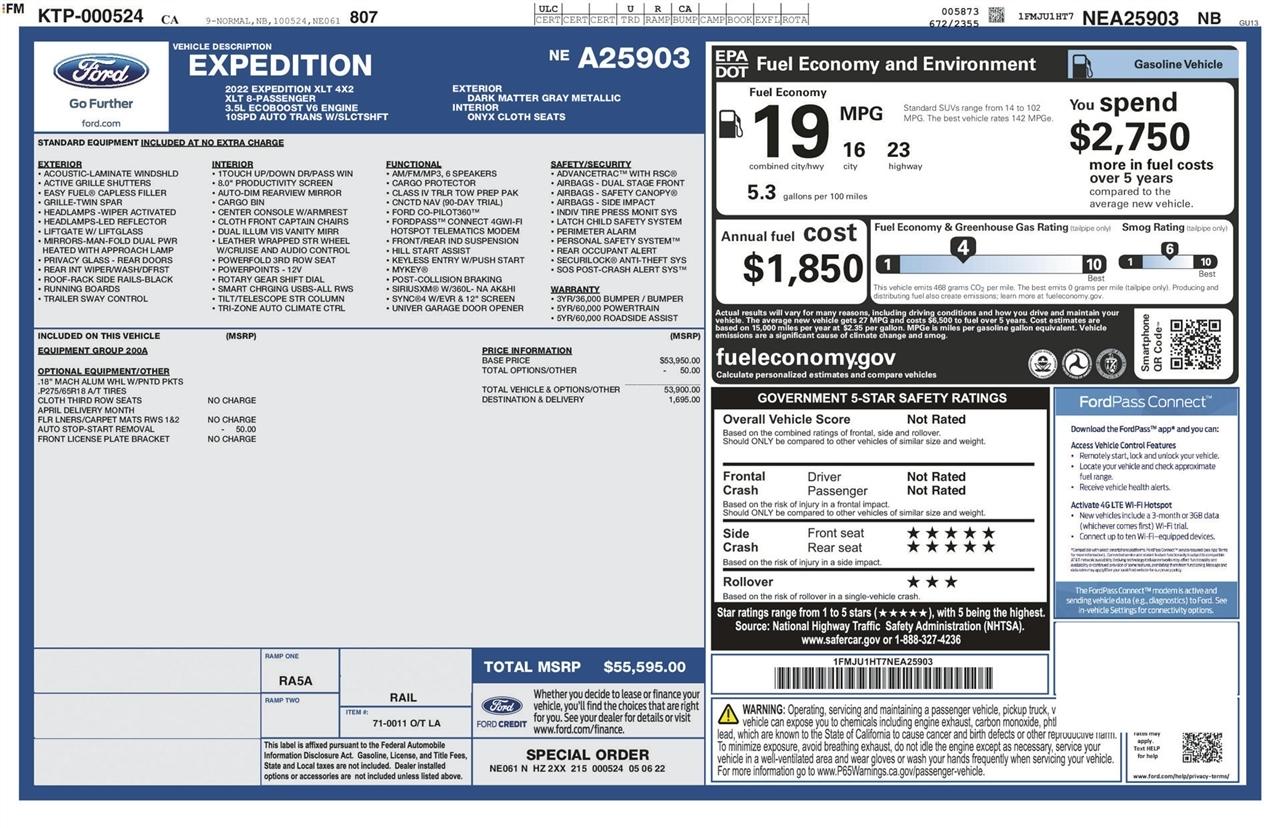 Ford Expedition XLT 2022