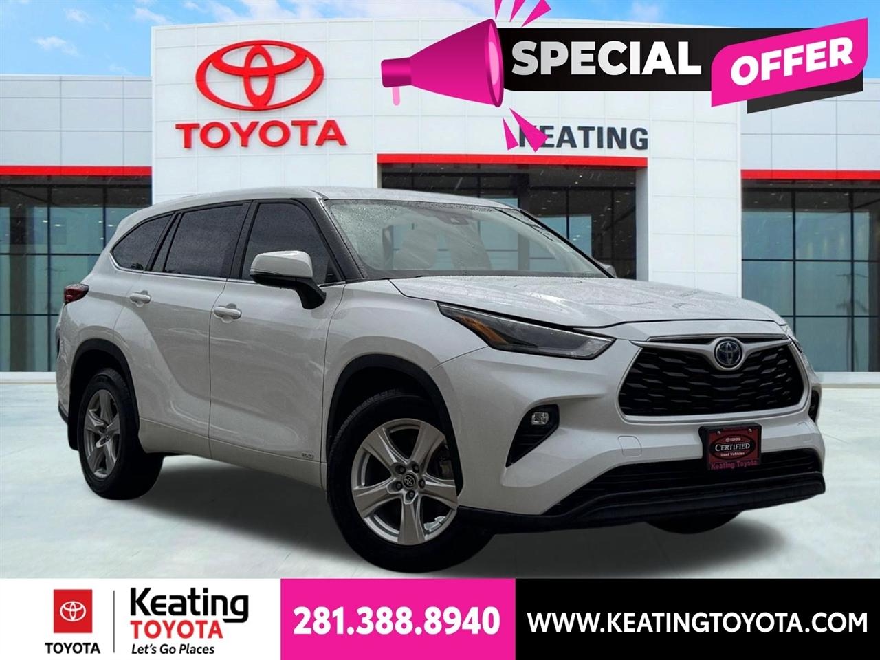 Toyota Highlander Hybrid LE AWD 2023