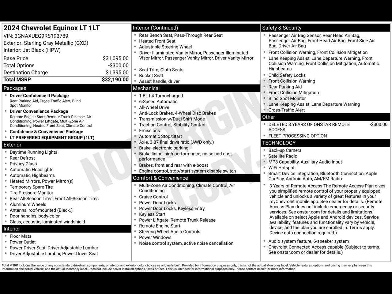 Chevrolet Equinox LT AWD 2024