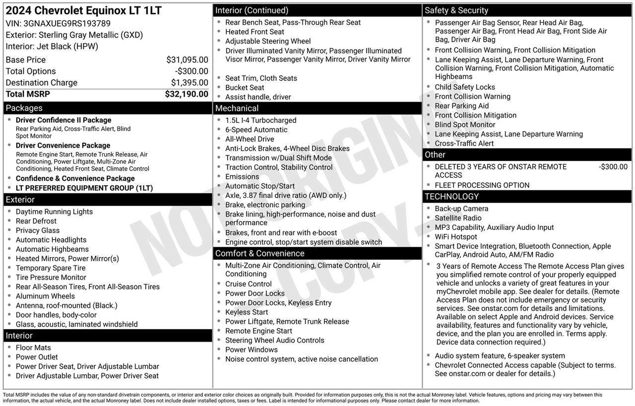 Chevrolet Equinox LT AWD 2024