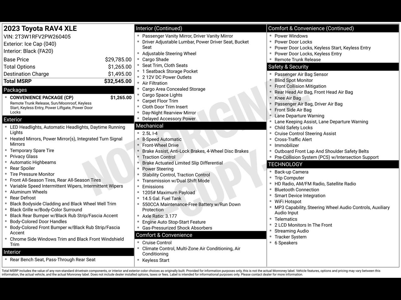 Toyota RAV4 XLE 2023