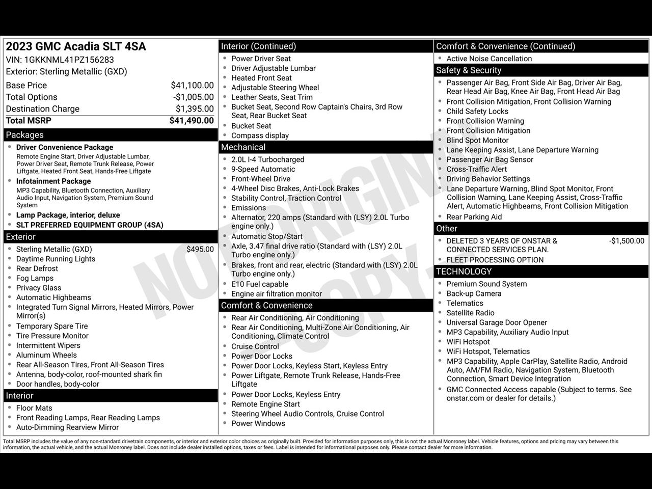 GMC Acadia SLT 2023