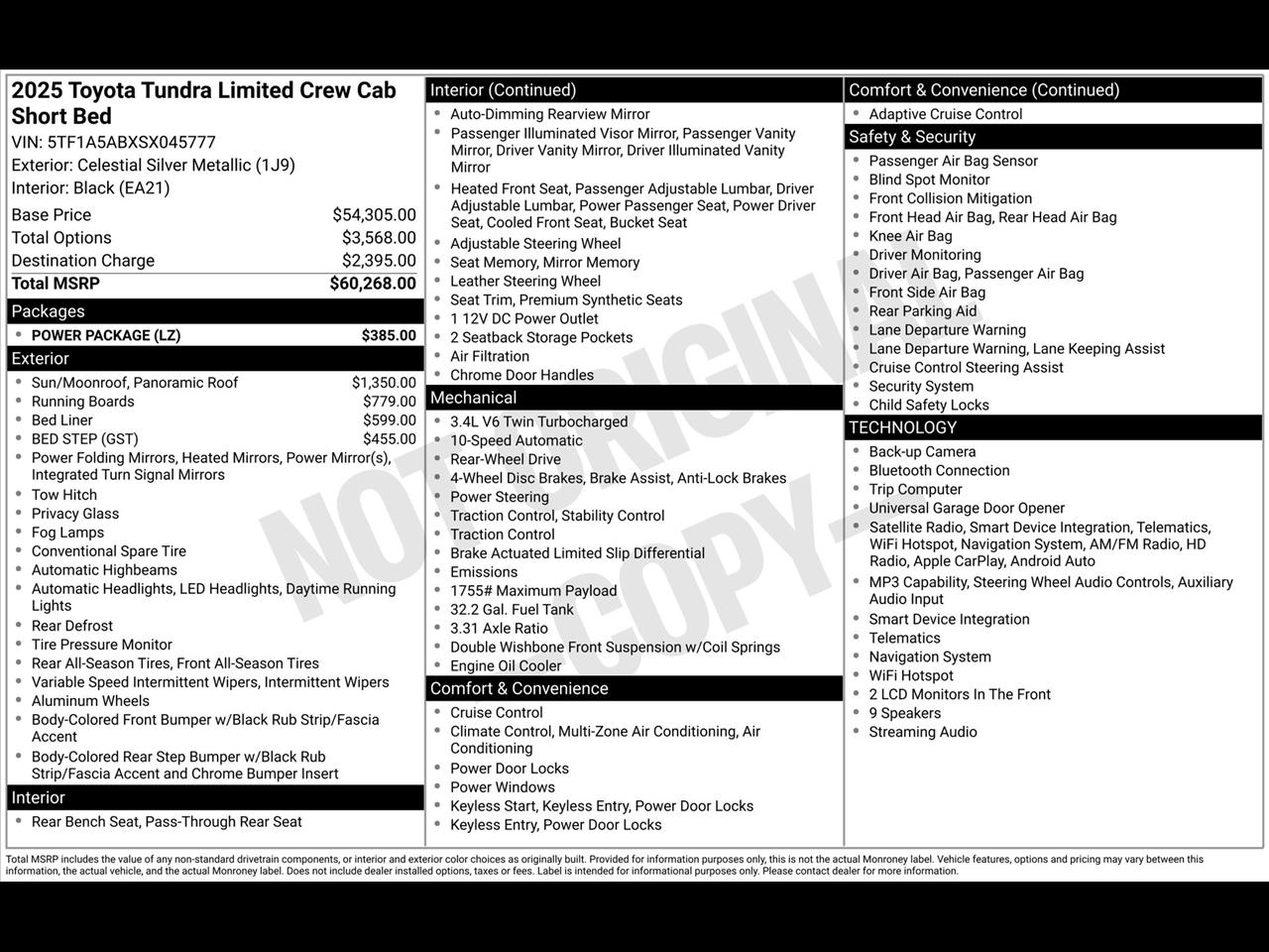 Toyota Tundra Limited Double Cab 2WD 2025