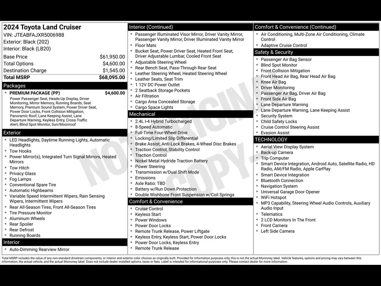 Toyota Land Cruiser Base 2024