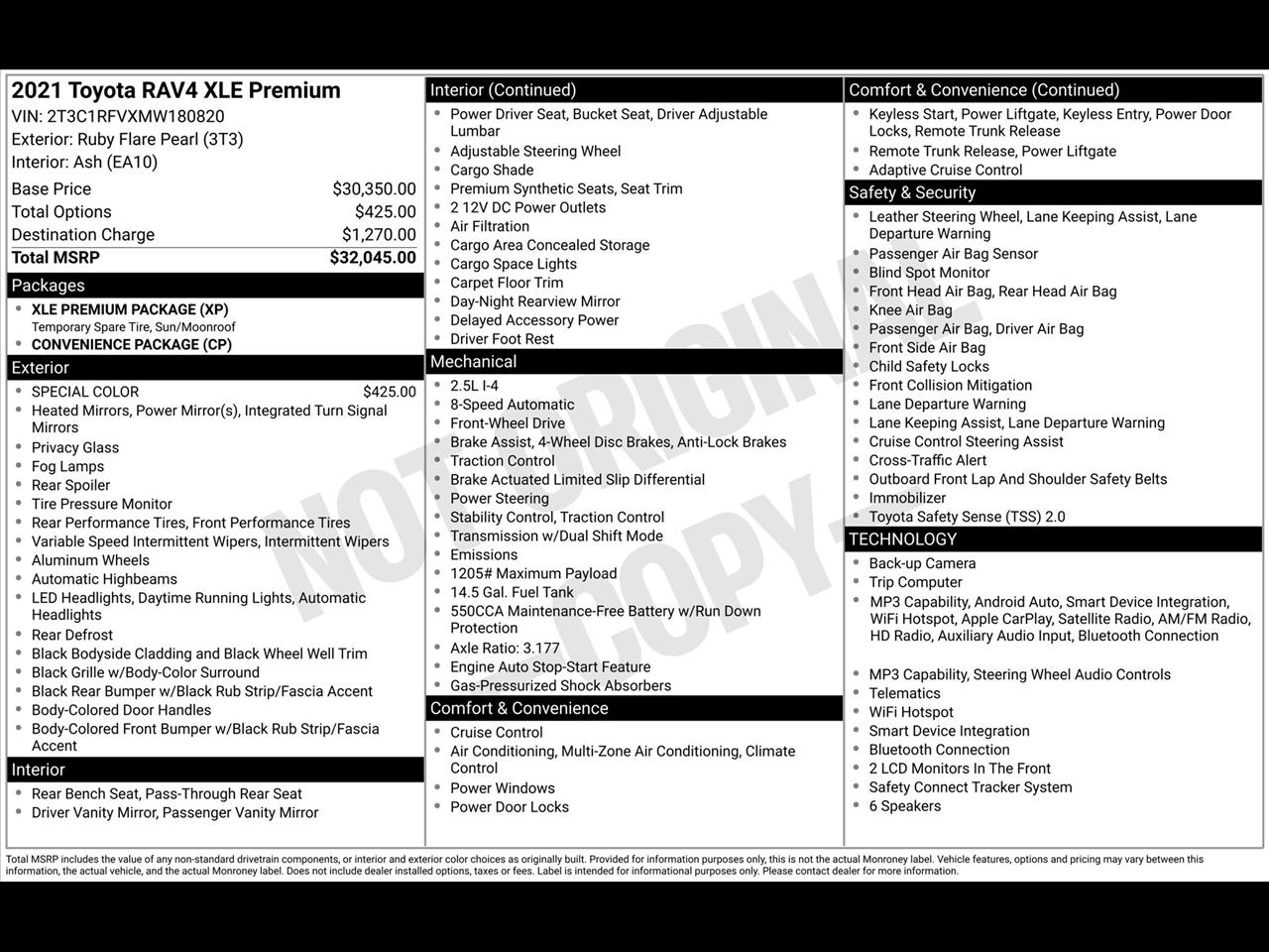 Toyota RAV4 XLE Premium 2021