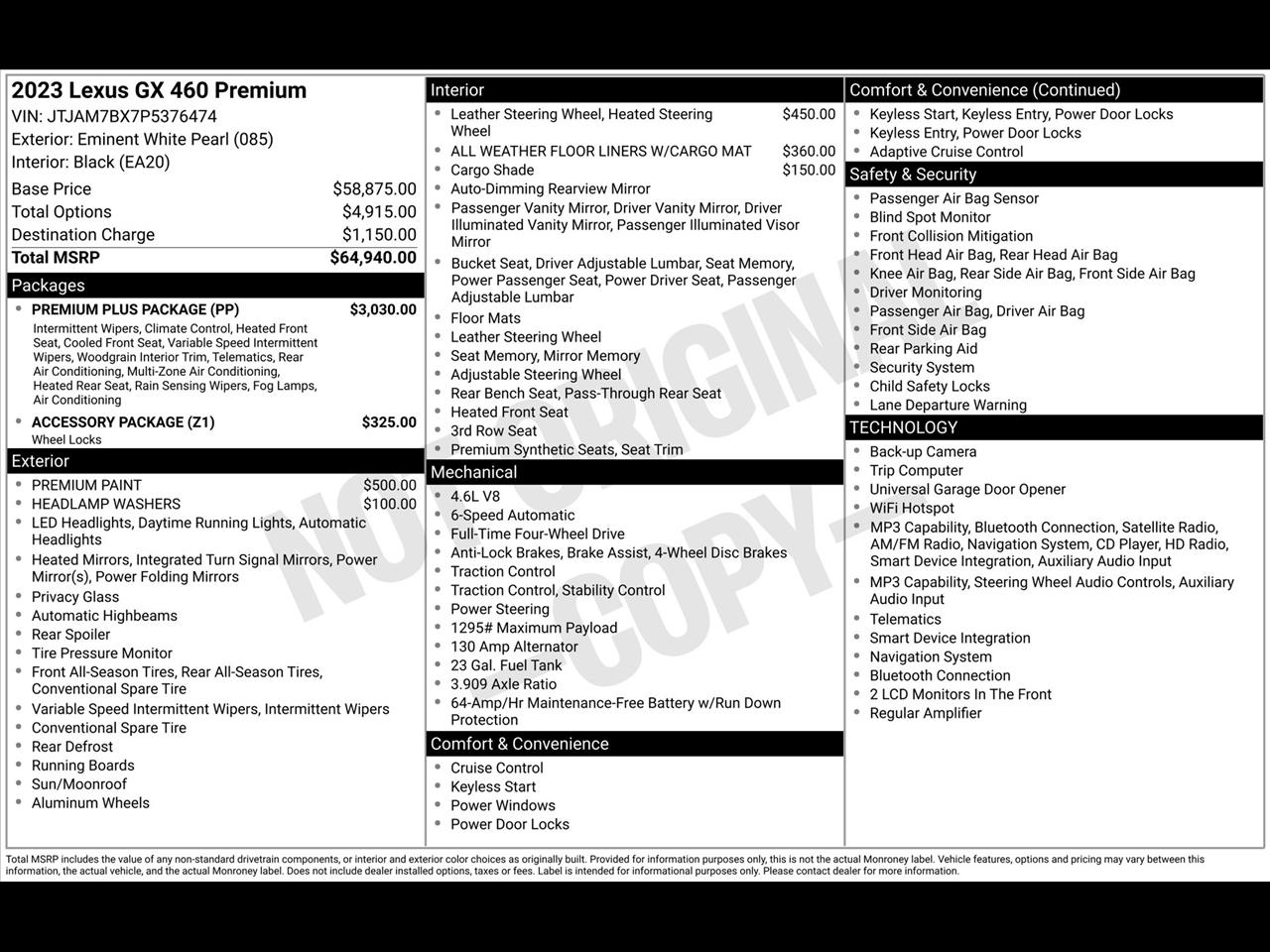 Lexus GX 460 Base 2023