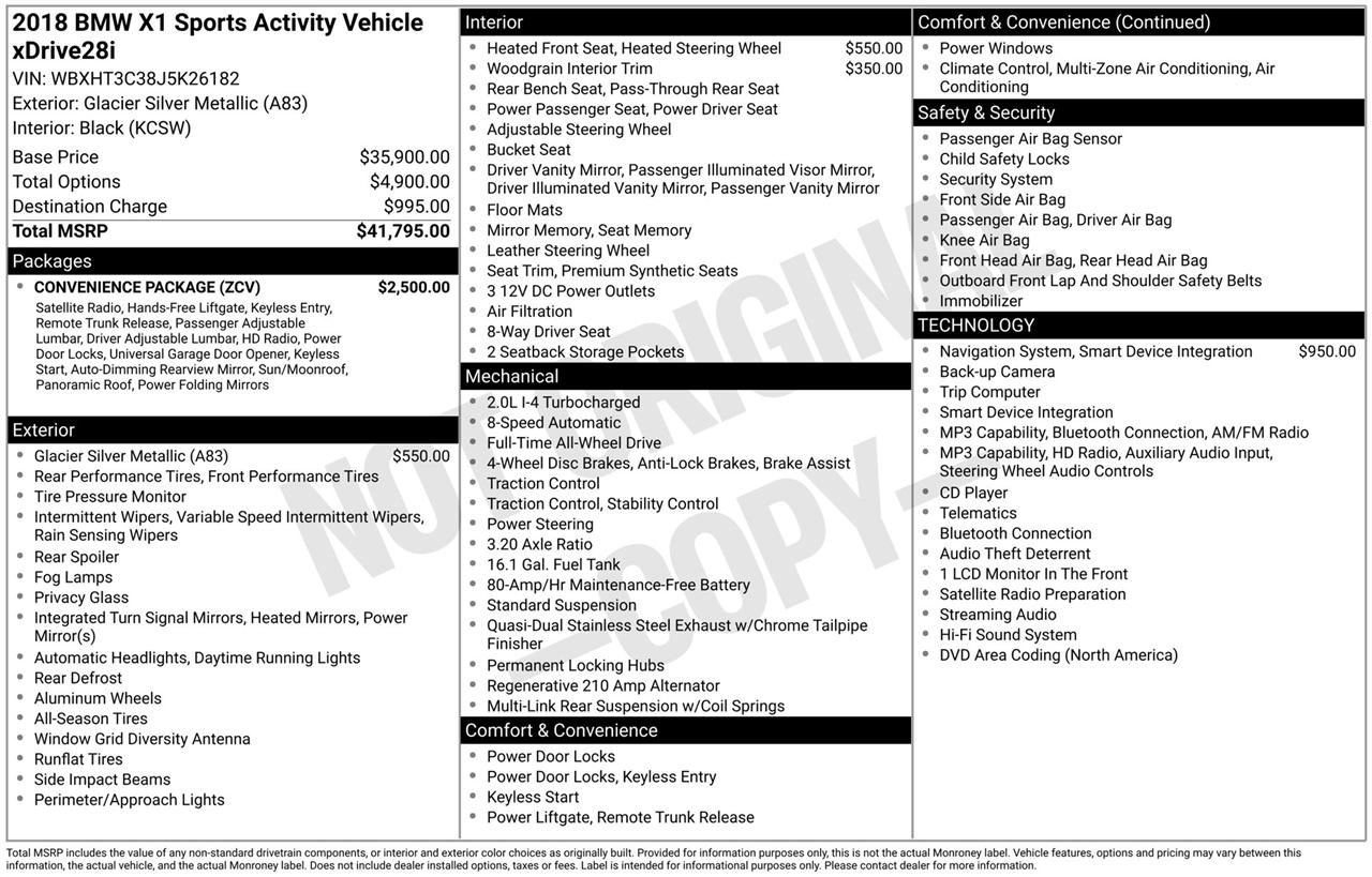 BMW X1 xDrive28i 2018