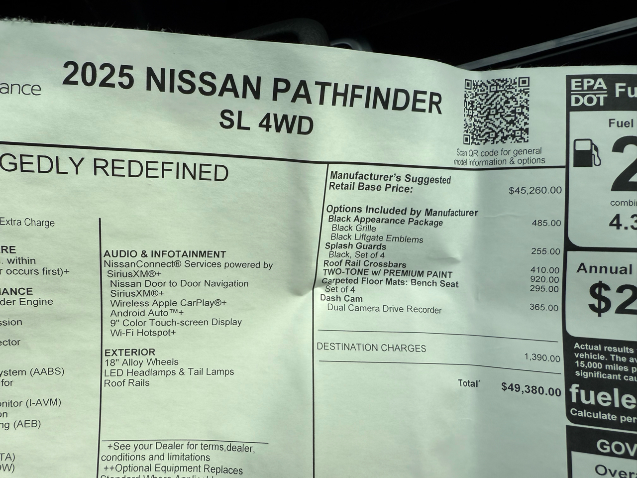 Nissan Pathfinder SL 4WD 2025