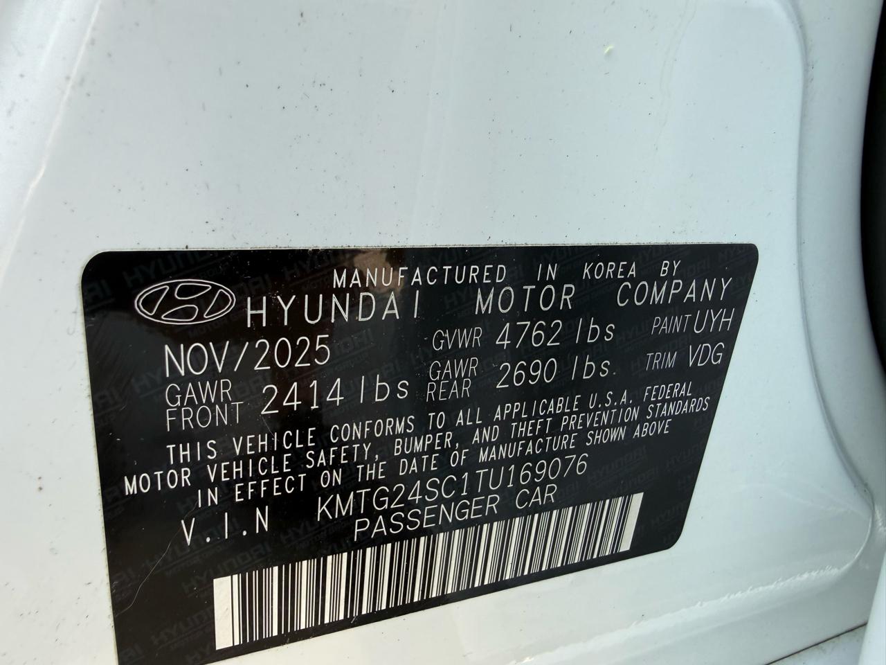 Genesis G80 2.5T Prestige 2026