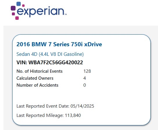 BMW 7-Series 750Li xDrive 2016