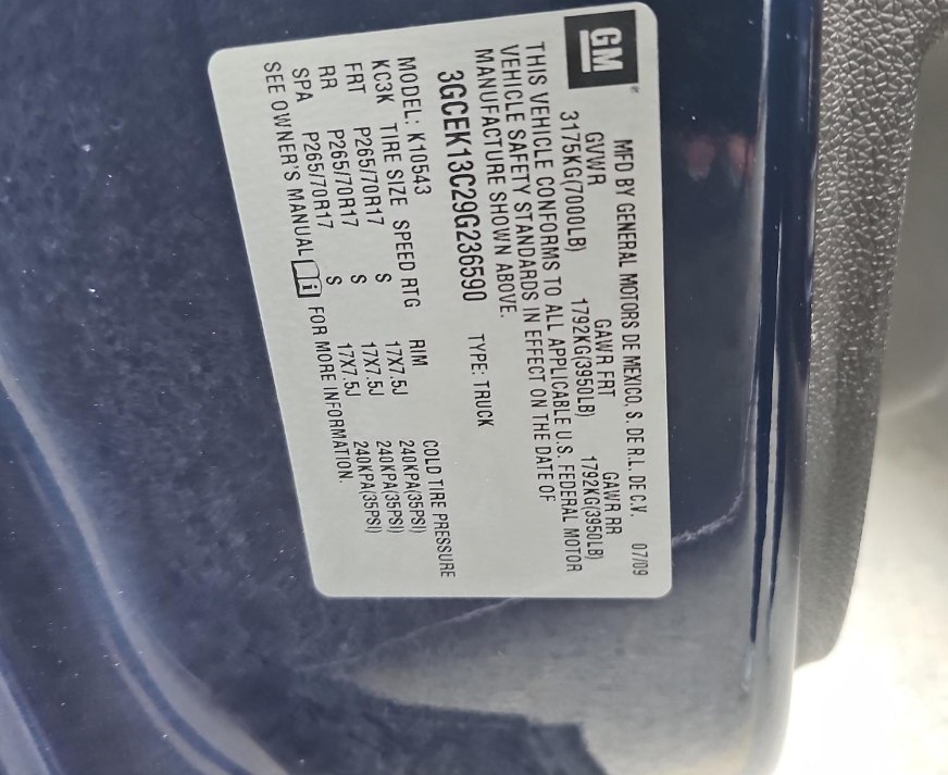 Chevrolet Silverado 1500 Work Truck Crew Cab 4WD 2009