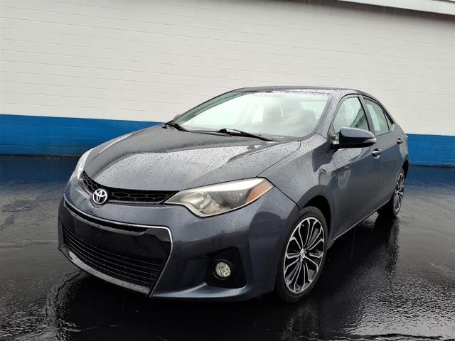 Gray 2014 Toyota Corolla S Plus Sedan Front-Wheel Drive Automatic