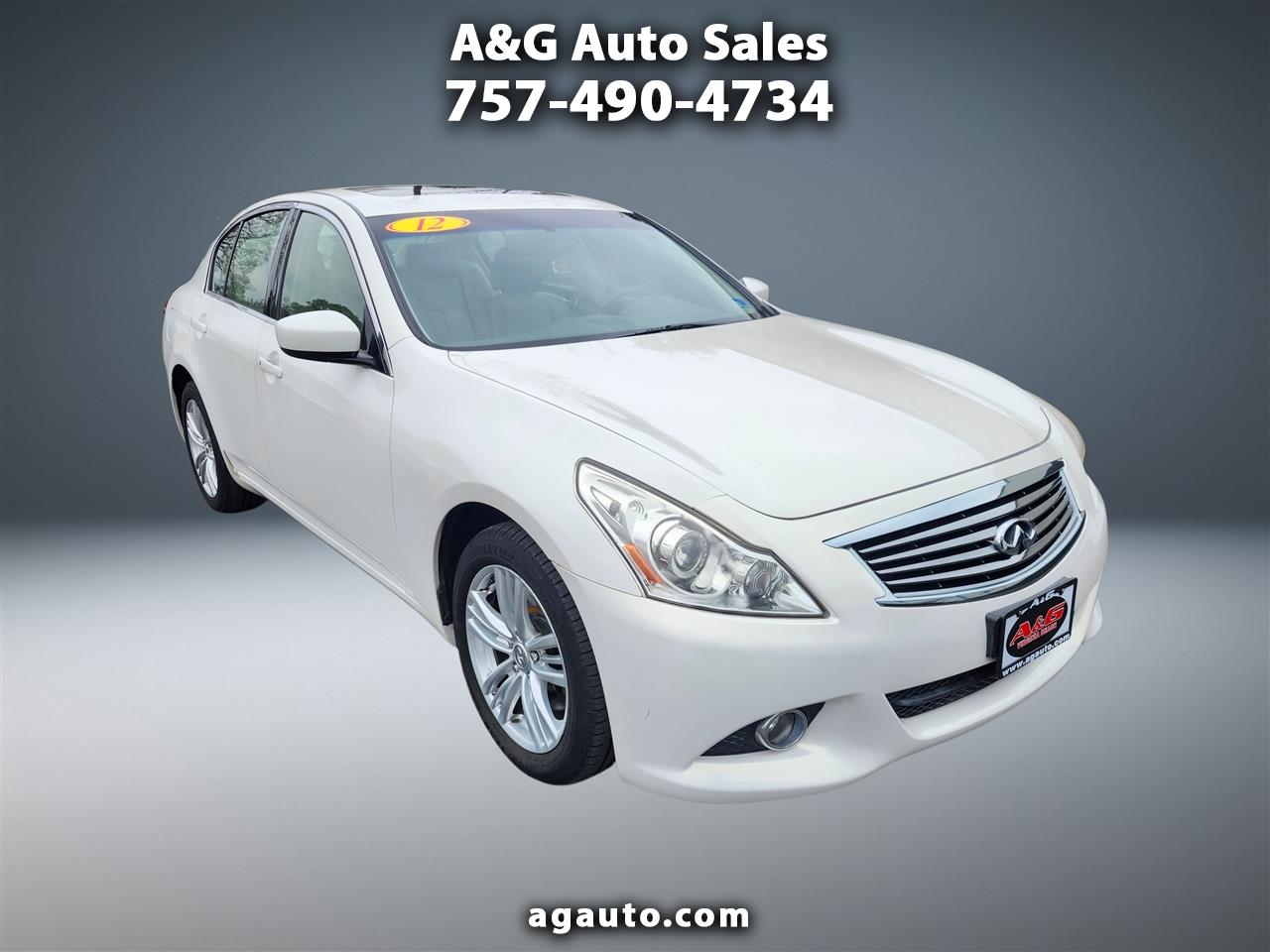 2012 Infiniti G Sedan 37x AWD