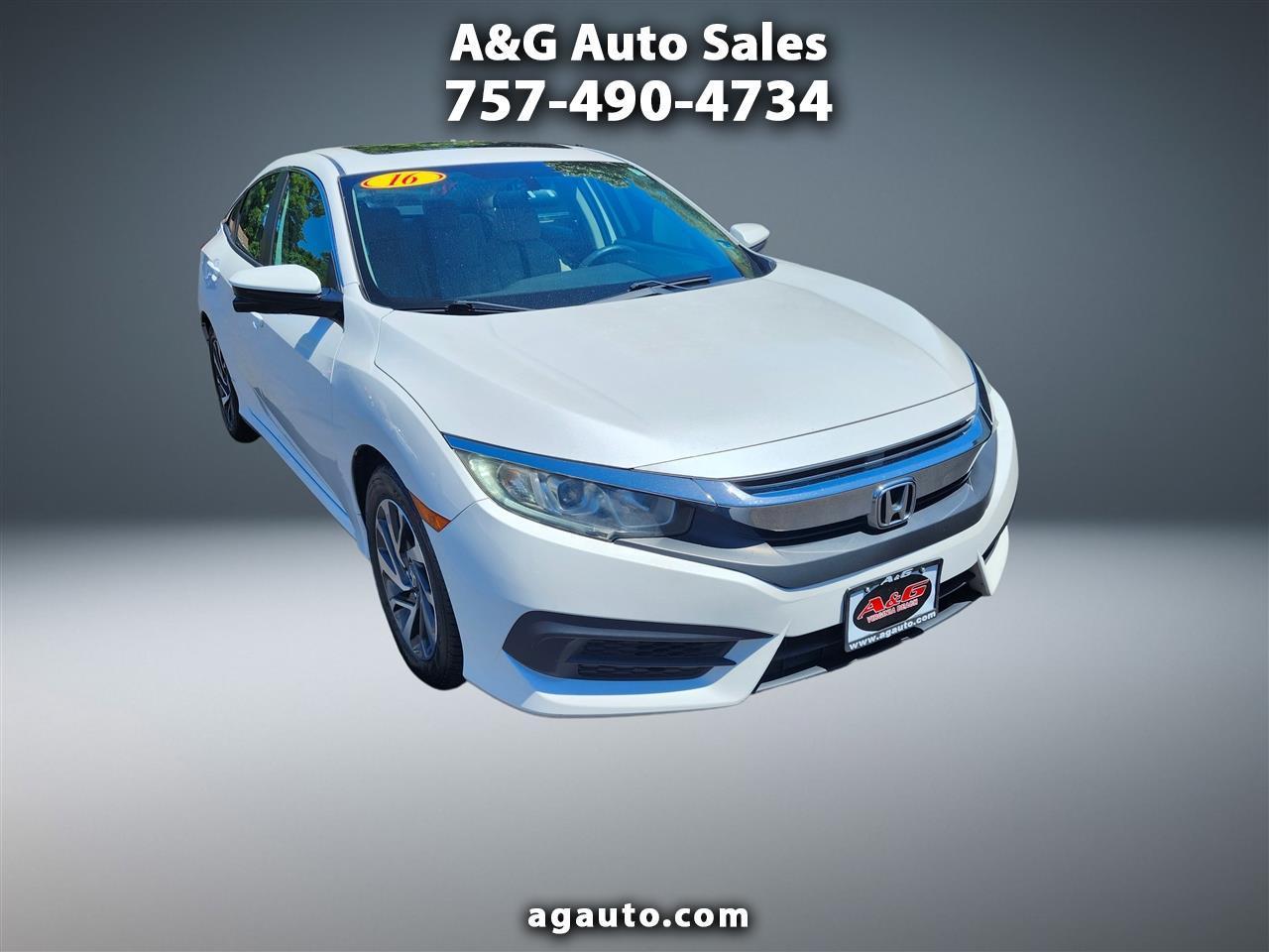 2016 Honda Civic EX Sedan CVT