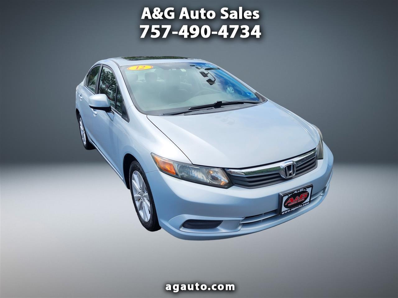 2012 Honda Civic EX Sedan 5-Speed AT