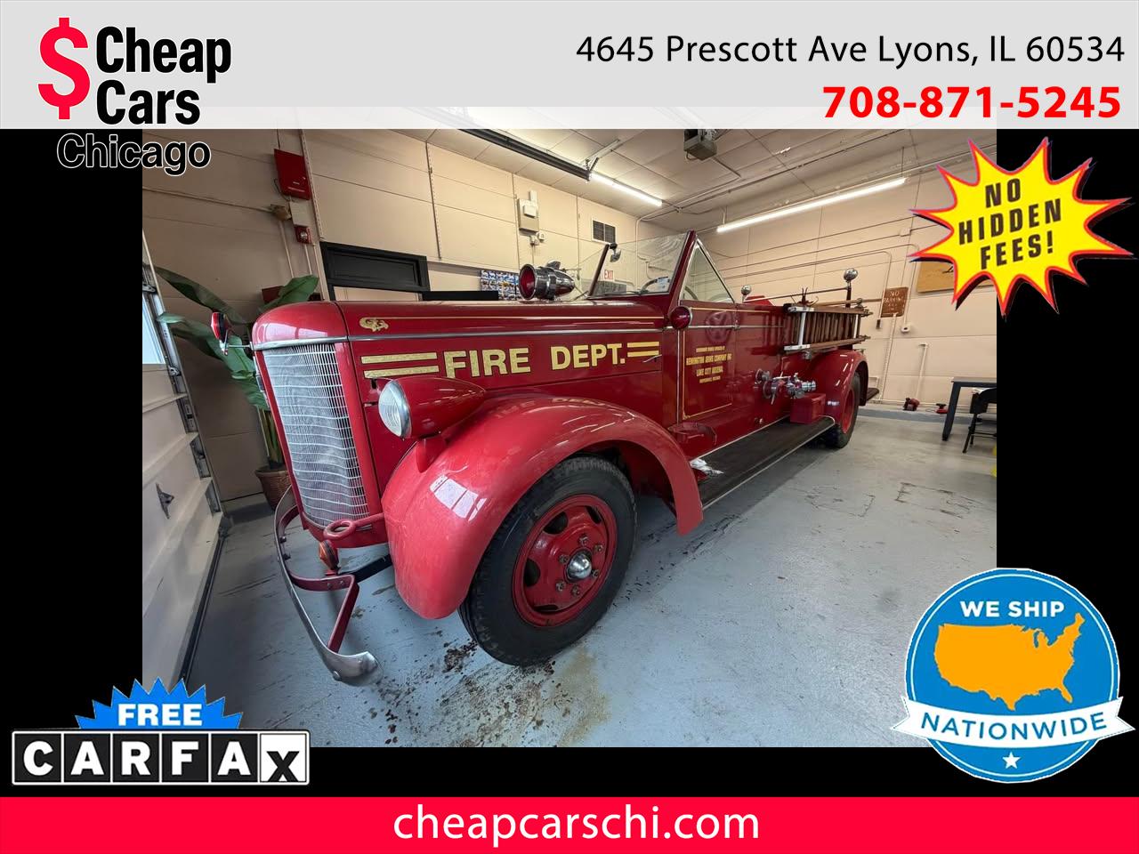 1941 American LaFrance Fire Truck V-12