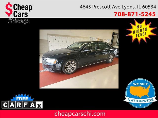 Black 2014 Audi A8 Sedan All-Wheel Drive Automatic