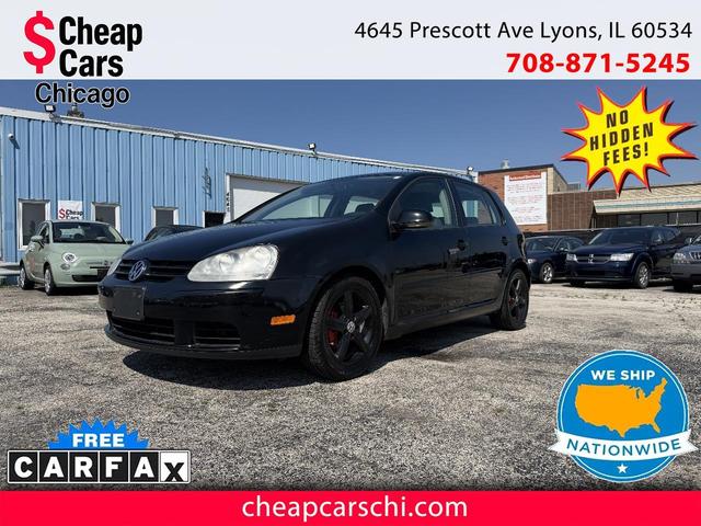 Black 2008 Volkswagen Rabbit Hatchback Automatic