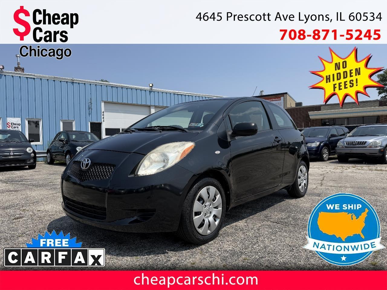Black 2008 Toyota Yaris   Manual