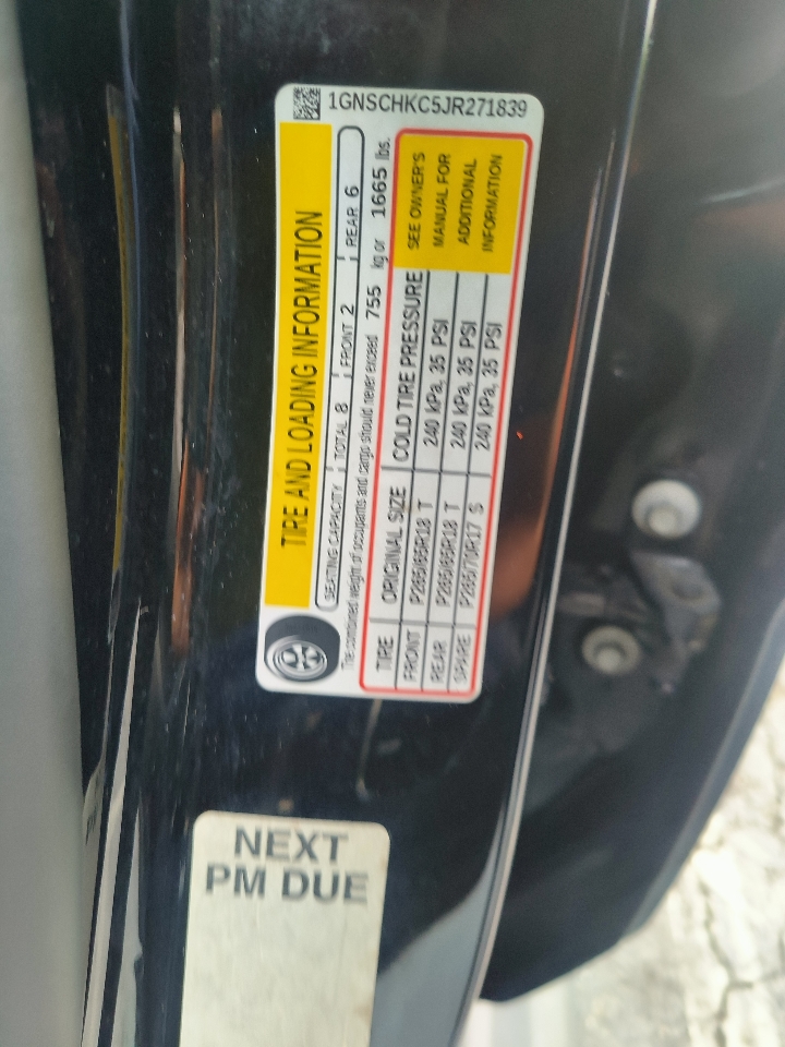 Chevrolet Suburban LT 2WD 2018