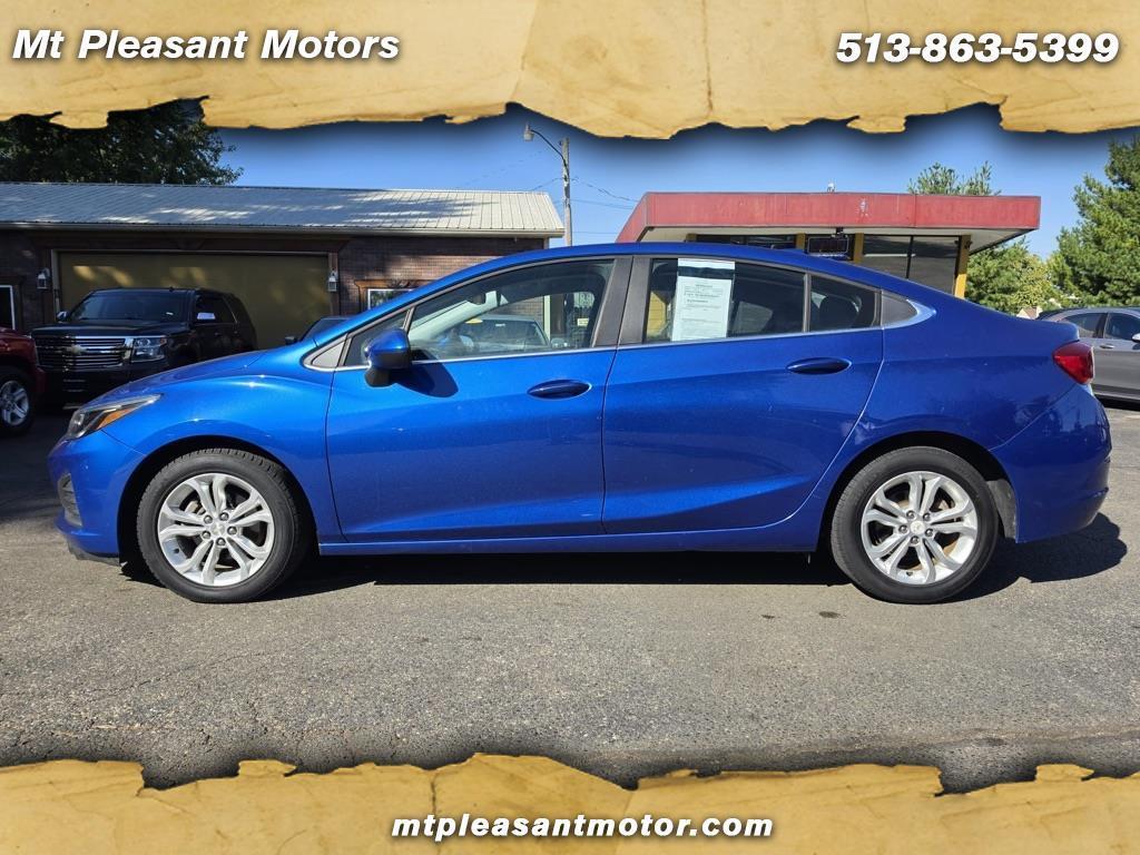 Blue 2019 Chevrolet Cruze Sedan Front-Wheel Drive Automatic