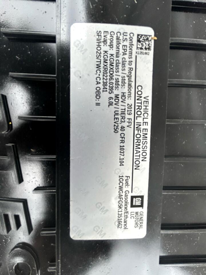 Chevrolet Express Cargo Van RWD 2500 135" 2019