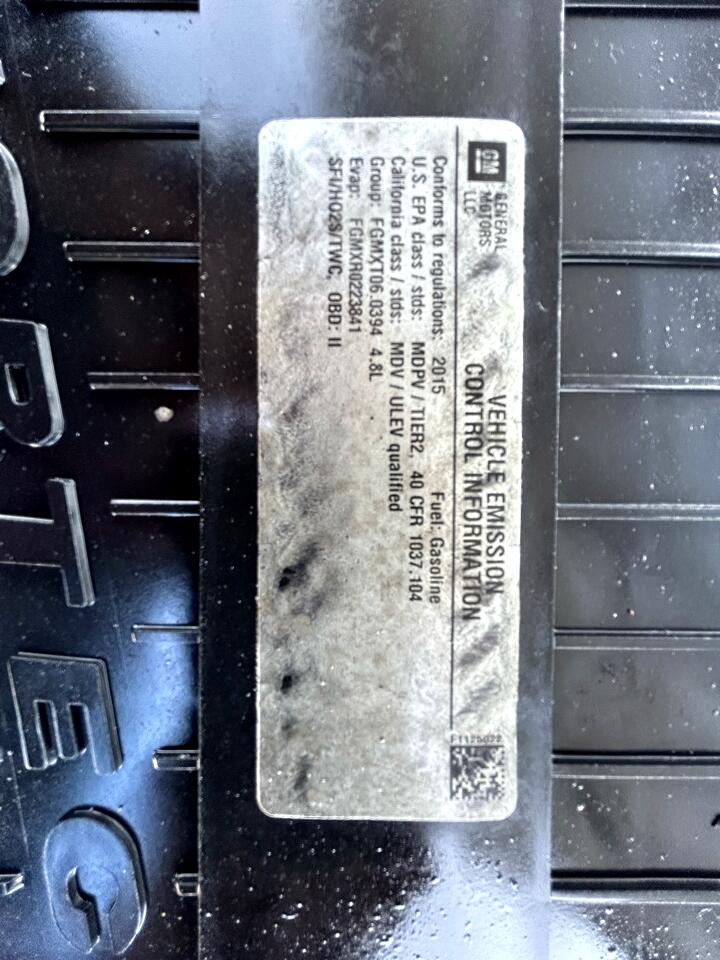 Chevrolet Express Cargo Van RWD 2500 135" 2015