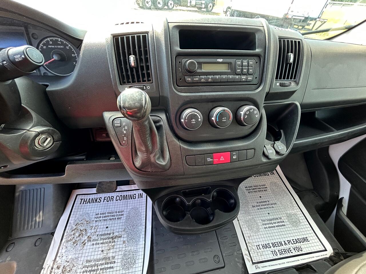 RAM ProMaster Cargo Van 1500 Low Roof 136" WB 2016