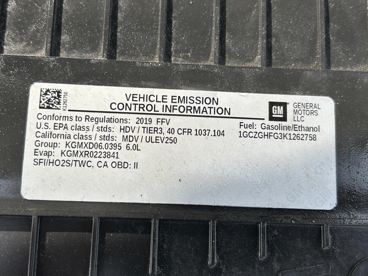 Chevrolet Express Cargo Van RWD 3500 155" 2019