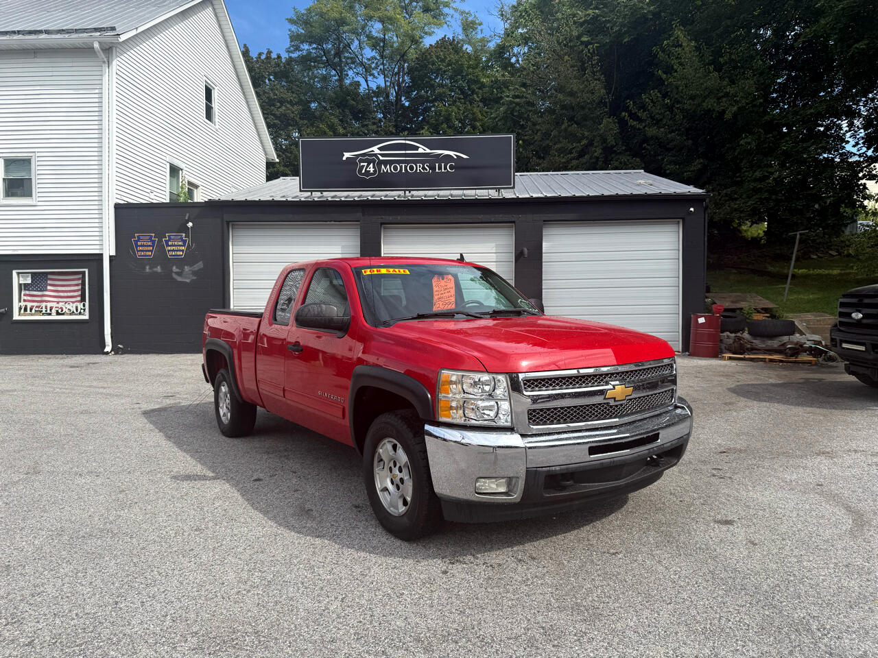 2012 Chevrolet Silverado 1500 4WD Ext Cab 143.5" LT