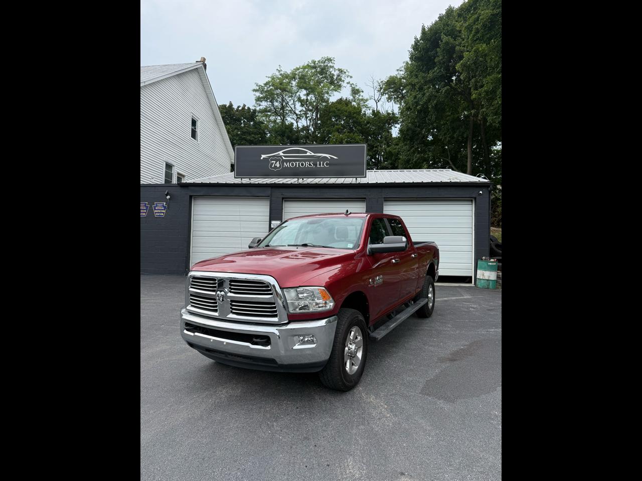 Red 2015 RAM 2500 Pickup Truck Four-Wheel Drive Automatic