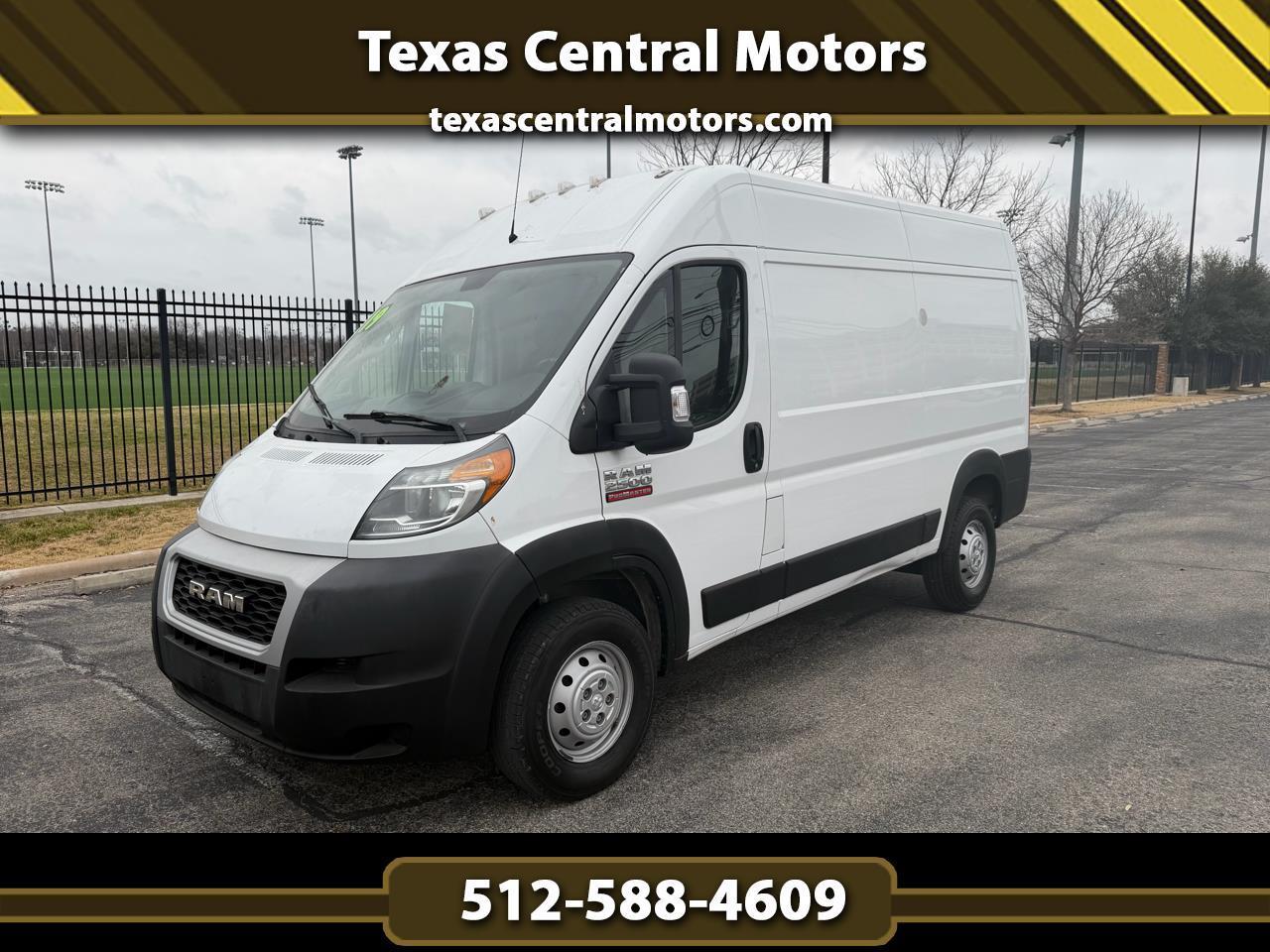 2019 RAM ProMaster Cargo Van 2500 High Roof 136" WB