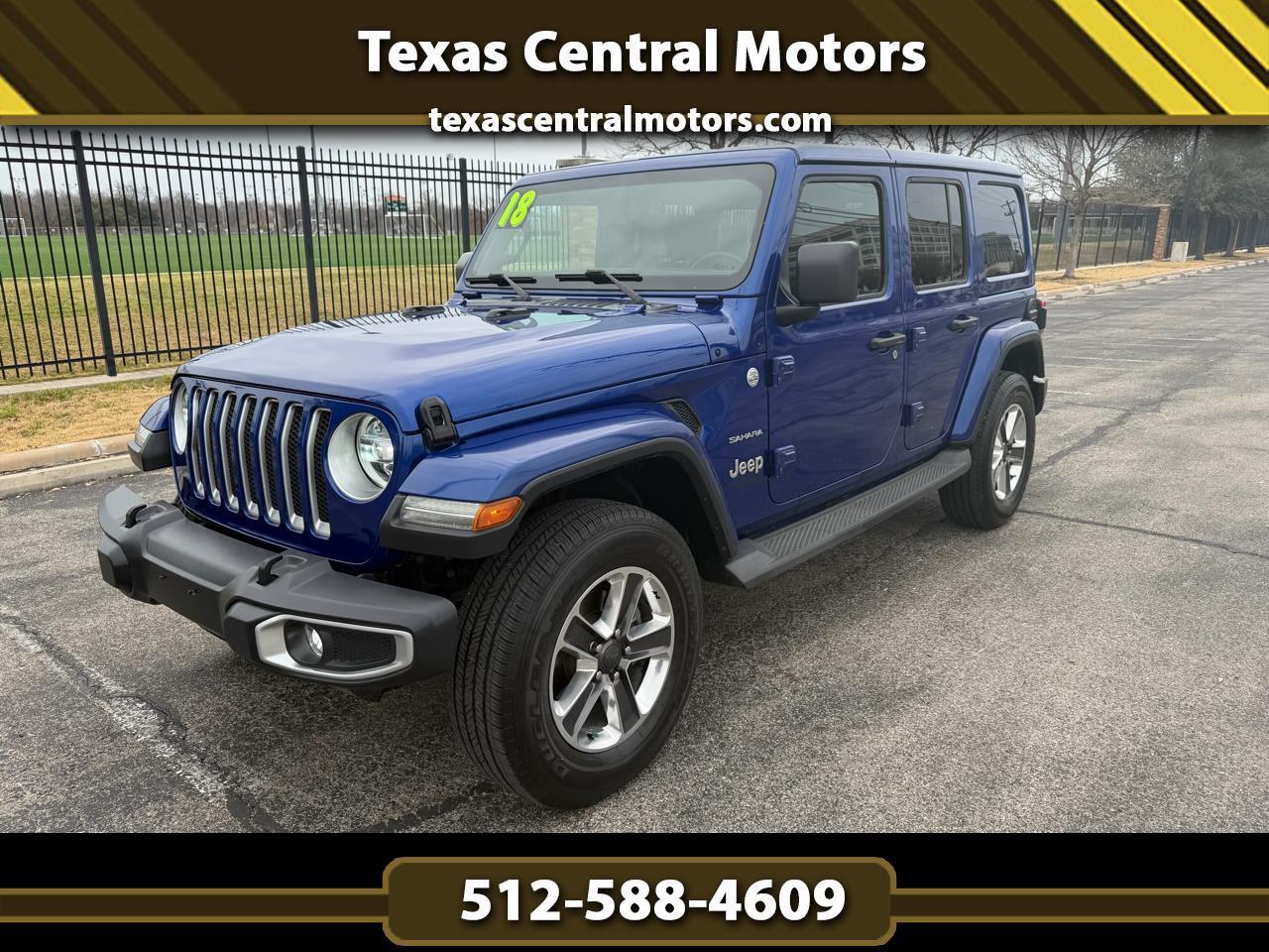 2018 Jeep Wrangler Unlimited Sahara 4x4
