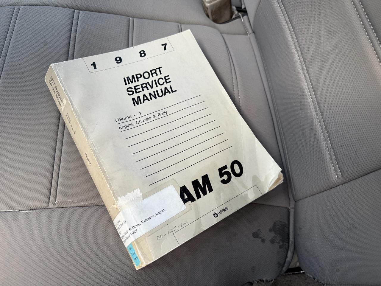 Dodge Ram 50 Base 105" WB 1987