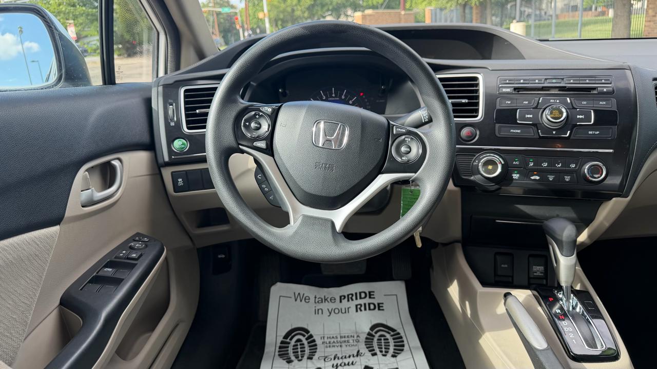 Honda Civic Sdn 4dr Auto HF 2013