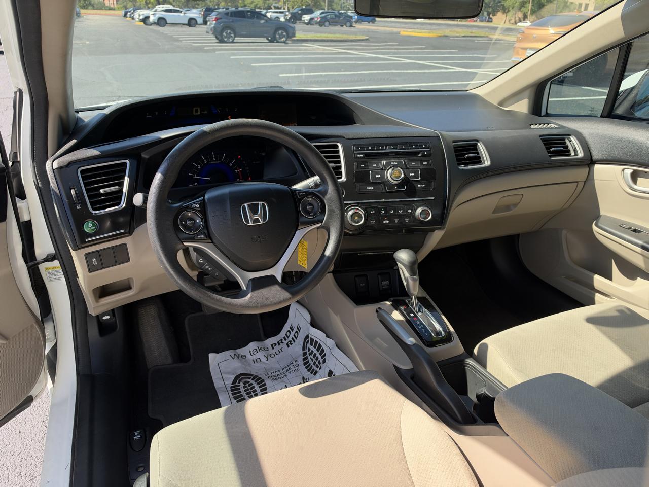 Honda Civic Sdn 4dr Auto HF 2013
