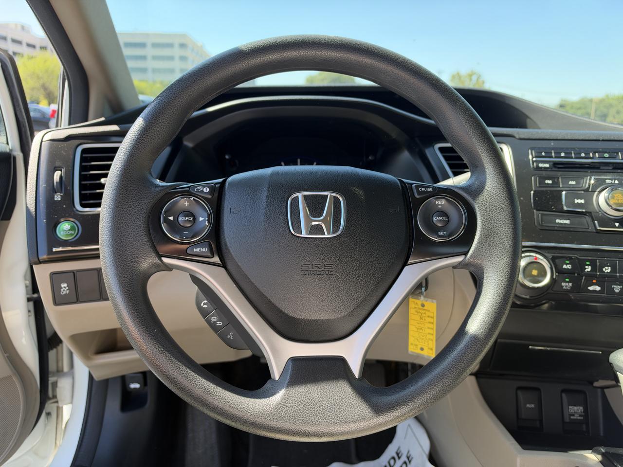 Honda Civic Sdn 4dr Auto HF 2013
