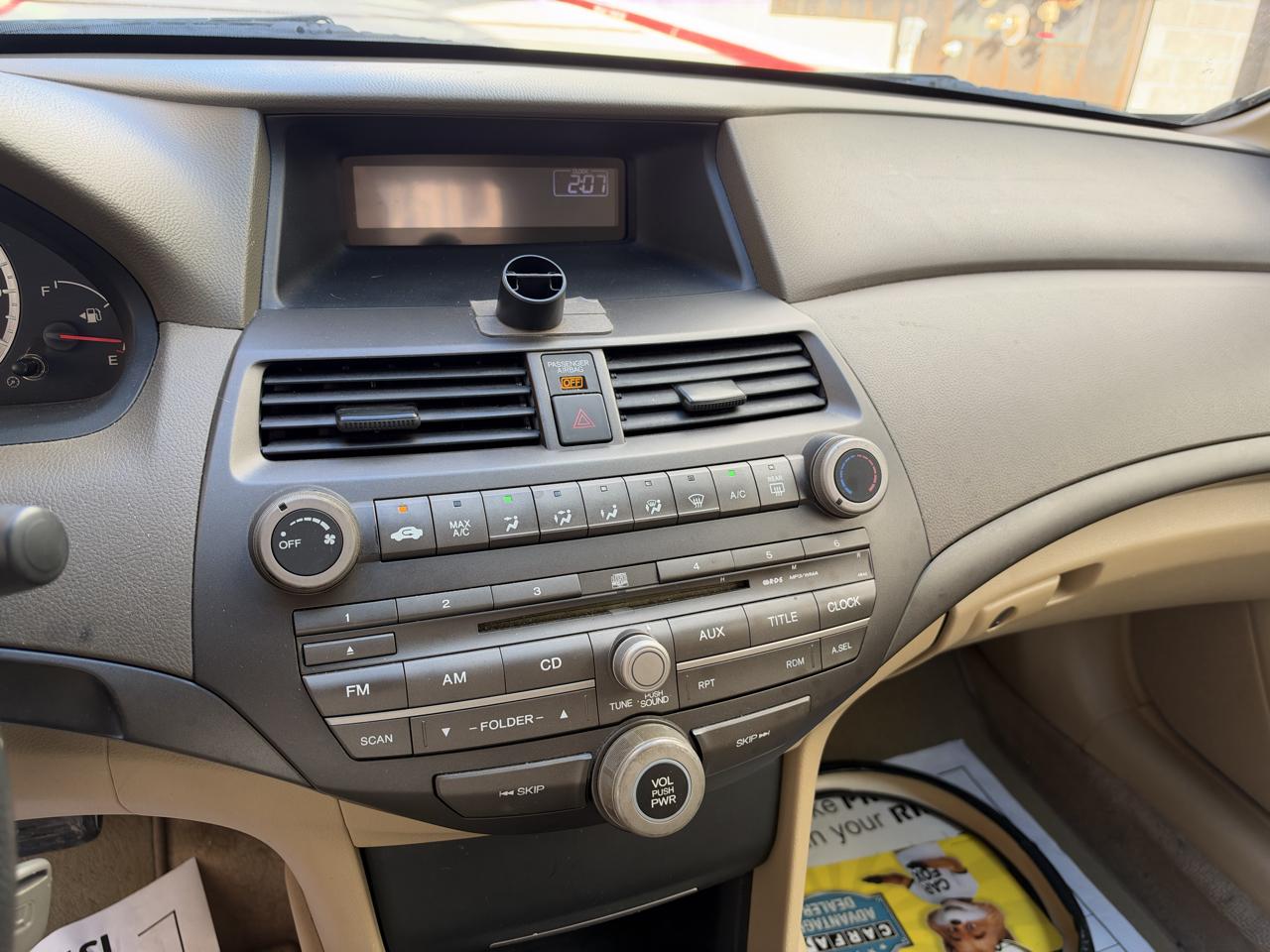 Honda Accord Sdn 4dr I4 Auto LX 2009