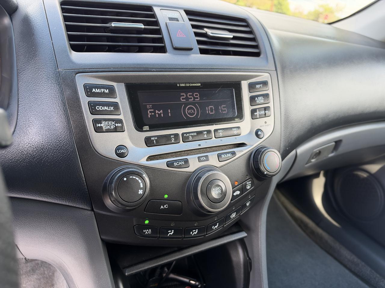 Honda Accord Sdn 4dr V6 AT LX SE 2007