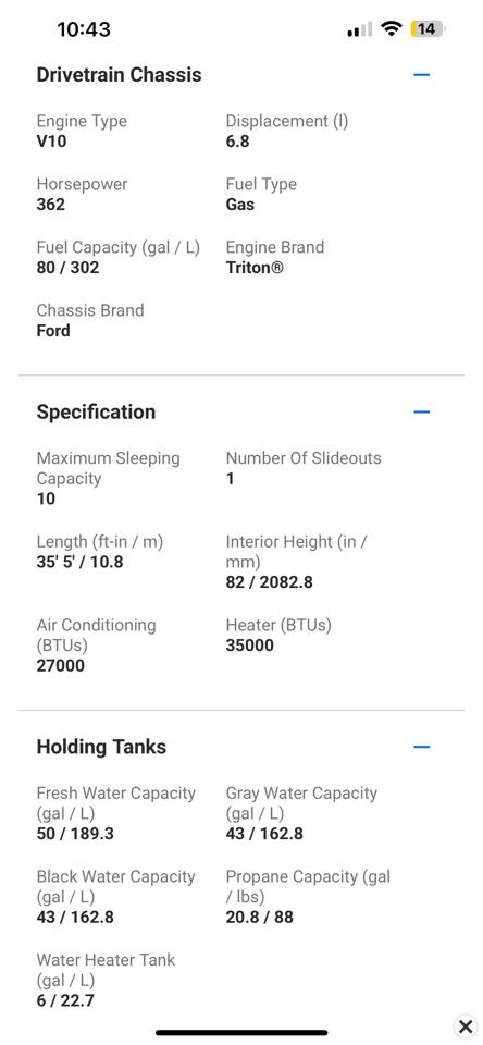 Thor Motor Coach Windsport  2016